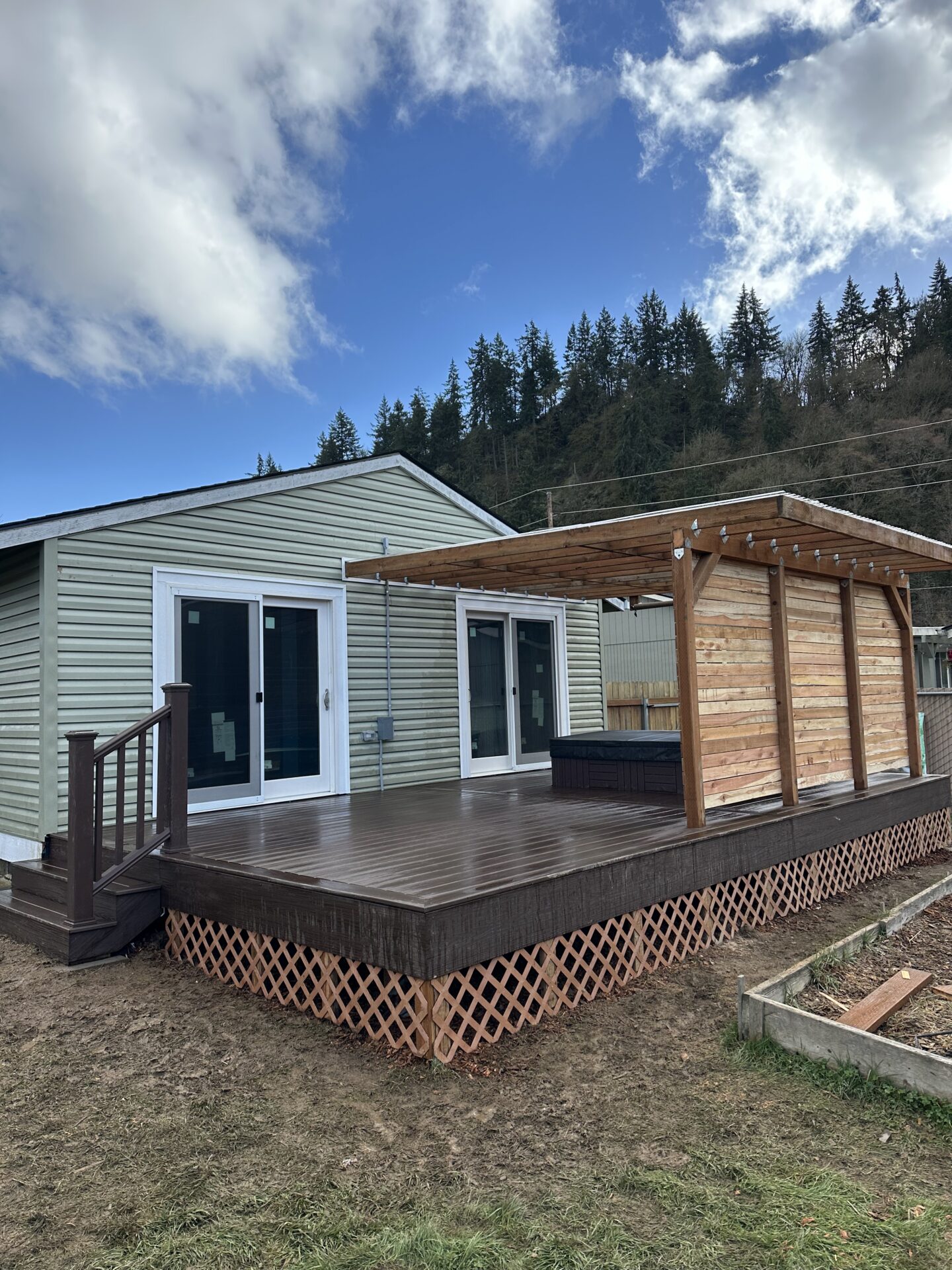 How to care for a wood or wood-polymer composite deck