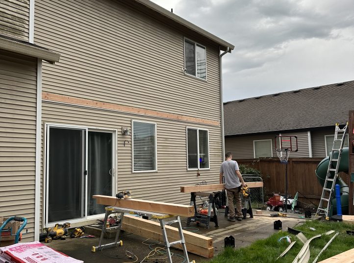 Patio Cover With Asphalt Shingle Roof 1