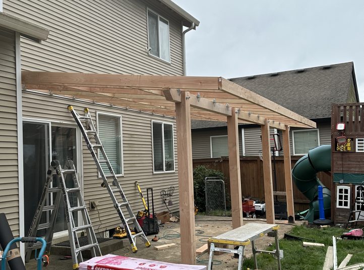 Patio Cover With Asphalt Shingle Roof 5