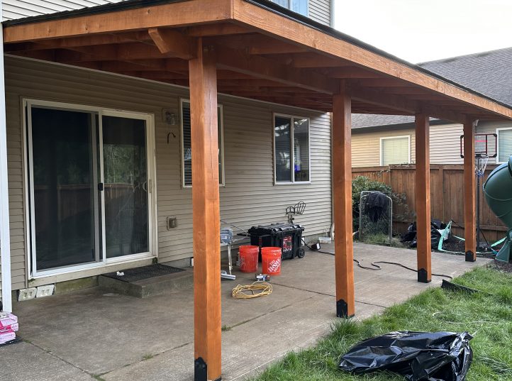 Patio Cover With Asphalt Shingle Roof 10