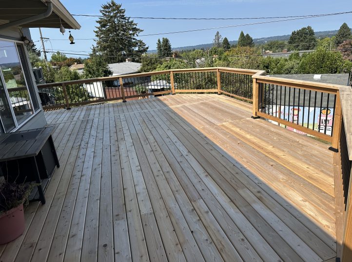 Cedar Deck Resurfacing 7
