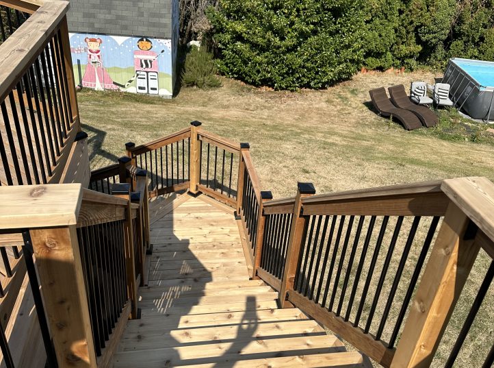 Cedar Deck Resurfacing 9