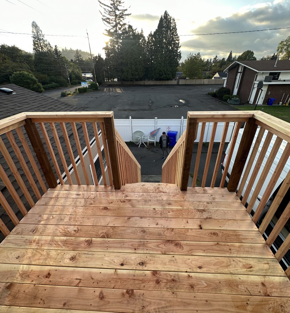 Trex decking